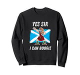 Yes Sir I Can Boogie Dabbing Scotsman Scotland Flag Sweatshirt