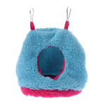 Chenso Parrot Hammock Pet Birds Bed House Fuzzy Plush Winter Warm Soft Nest Toy Hanging Hut Tent Bed Cage Swing