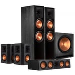 Klipsch RP-8000F högtalarpaket 5.1, svart