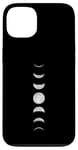 Coque pour iPhone 13 Phases de lune Nouveau croissant d'astronomie complète Mème ciel nocturne