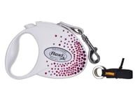 Flexi Flexi Lanyard Glam Splash Pink, S Tape 3M, White