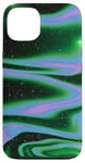 iPhone 13 Green & Purple Aura Northern Lights Galaxy Aurora Borealis Case