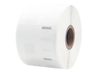 Qoltec - Vit - 57 X 32 Mm 1000 Etikett (Er) (1 Rulle/Rullar X 1000) Etiketter - För Dymo Labelwriter 310, 315, 320, 330, 400, 450, 4Xl, Se450, Wireless