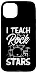 Coque pour iPhone 15 Plus J'enseigne aux stars du rock un professeur de musique drôle