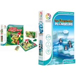 SmartGames - Le Petit Chaperon Rouge - Jeu de Réflexion - Trouvez Le Chemin & Les Pingouins Plongeurs - Jeu de Réflexion - Placez la Banquise Autour des Pingouins - 60 Défis de Différents Niveaux