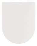 SANLUX - 40387 0 – Abattant de WC Almeria en blanc – Abattant de WC de qualité supérieure en Duroplast – Lunette de WC avec système d'abaissement automatique & fonction Take-Off & fixation Top-Fix