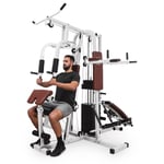 Ultimate Gym 9000 Station de musculation multifonction - acier blanc