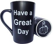 This Might be Wine Funny Coffee Mug Have a Great Day Cup Black, Gag Gifts, 12 Oz