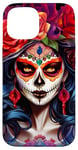 Coque pour iPhone 15 La Catrina Dark Beauty of the Dia de los Muertos Sugar Skull