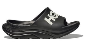 Chaussures recuperation hoka ora athletic slide noir blanc unisexe