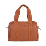 CHILDHOME Mommy Club stelleveske Signature Simili Leather brun