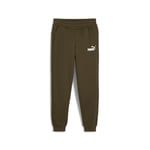 Puma Boys Essentials Logo Pants - Green - Size 4-5Y