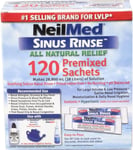 NeilMed Sinus Rinse Saline Nasal Natural Sinus & Allergy Relief - 120 Sachets