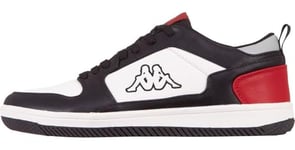 Kappa Lineup Low Unisex, Chaussure de Course sur Route Mixte, 1120 Black Red, 42 EU