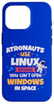 iPhone 16 Pro Astronauts use Linux coz they cannot open windows in space Case