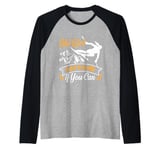 Skier SKI GIRL CATCH ME IF YOU CAN Funny Girls Raglan Baseball Tee