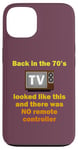 Coque pour iPhone 13 Années 70 Nostalgie Télévision Rétro TV Années 70