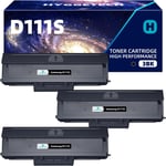 3Bk D111S Toner De Rechange Pour Samsung Mlt-D111S D111S Pour Samsung Xpress M2026 M2026W M2070 M2070W M2070Fw M2020 M2020W M2022 M2022W[Q746]