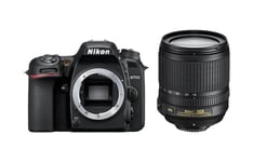 Nikon D7500 + Af-S Dx Nikkor 18-105 Vr, 20,9 Mp, 5568 X 3712 Pixlar, Cmos, 4K Ultra Hd, Pekskärm, Svart