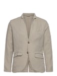 Cotton Linen Blazer Beige Lindbergh