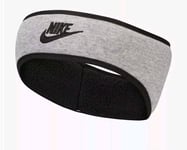 Nike Youth Cold Weather Headband: Grey Club Fleece Cotton NWT Logo Ski Winter