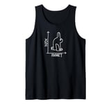 Nerd Duck Rabbit Maths Physics Geek Funny Top clothing Tank Top