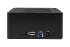 StarTech.com Dual Bay Hard Drive Duplicator, Standalone USB 3.0 (5 Gbps) eSATA to 2.53.5 SATA III HDDSSD ClonerCopier, Hard Drive Docking Station - Hard Disk Cloner - kontrollerkort - SATA 6Gb/s - USB 3.0