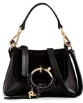 New Women's See by Chloe Joan Calfskin Leather Mini Shoulder Bag Black RRP£285