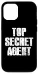 Coque pour iPhone 14 Pro Costume drôle d'agent fédéral d'agent top secret