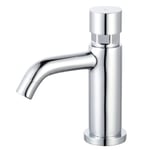 Essebagno 9000857 Cilindro push robinet lave mains chrome eau froide