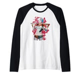 Suicide Squad Harley Quinn Drawn Bat Raglan Baseball Tee