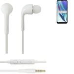 Earphones for Motorola Moto G50 5G in earsets stereo head set