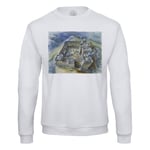 Sweat Shirt Homme Chateau Fort Alan Sorrell Moyen Age Chevalier Peinture Illustration