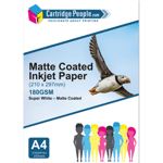 Cartridge People A4 Matte Photo Paper 180gsm 20 sheets