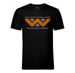 T-Shirt Homme Col Rond Weyland Yutani Corp. Geek Jeux Video Science Fiction Film