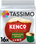 Tassimo Kenco Americano Decaf Coffee Pods (Pack of 5, Total 80 Coffee Capsules)