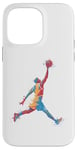 Coque pour iPhone 14 Pro Max Basketteur Cadeau Basket Maillot Basketball Couleur Noel