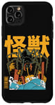 iPhone 11 Pro Max Kaiju Spider Monster Movie Japanese Art Retro Comic Case