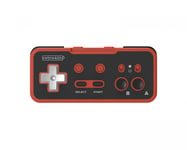 Retro-Bit Origin8 Wireless Controller, 2.4G Pad NS, Red &amp; Black - Trådlös Ko