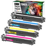 4 Toner Fit for Brother HL-3150CDW HL-3140CW DCP-9020CDW DCP-9015CDW TN241 TN245