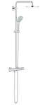 GROHE 27964000 Euphoria 210 Shower System with Thermostat, Silver, 210mm
