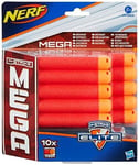 Lot de 10 fléchettes en mousse Mega Elite  - Nerf