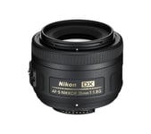 Nikon AF-S DX NIKKOR 35 mm f/1.8G Standard Prime Lens, Black