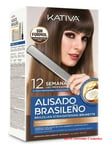 KATIVA Brazilian Keratin Treatment Hair Straightening KIT- BRUNETTE