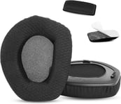 Coussinets et Bandeau de Remplacement Respirants et durables compatibles avec Les écouteurs sans Fil Sennheiser RS165,RS175,RS185,RS195RF,HDR-TR165,HDR-TR175,avec Tissu en Maille