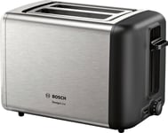 4242005188628 Bosch TAT3P420 toaster 2 slice(s) 970 W Black, Stainless steel BOS