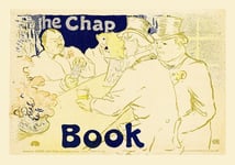 TOULOUSE LAUTREC The CHAP BOOK Rf1 -POSTER LITHOGRAPHIQUE 60x85cm d'une AFFICHE