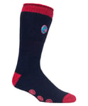 Heat Holders - Mens Film & TV Themed Thermal Slipper Socks - Captain America - Multicolour Nylon - Size UK 6-11