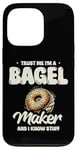 Coque pour iPhone 13 Pro Croyez-moi, je fabrique des bagels et je sais tout