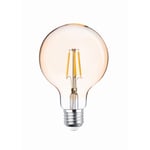 Forever Light Retro LED-lamppu hehkulangalla Kultainen, E27 4W 2200K 400lm